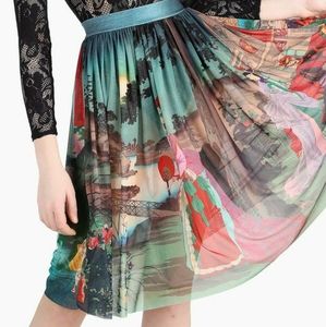 Nobility Sheer Midi Skirt